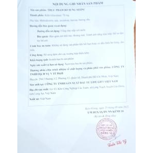 Giấy tờ công bố sản phẩm